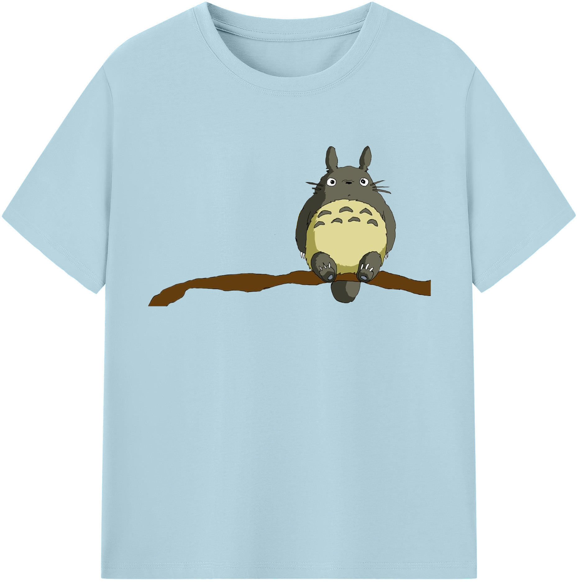（画像用） となりのトトロ 草壁メイ 草壁サツキ My Neighbor Totoro Satsuki Kusakabe Mei Kusakabe 綿100％半袖Tシャツ（フロントプリント）